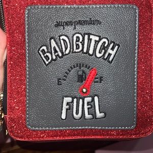 Gas can woman’s purse